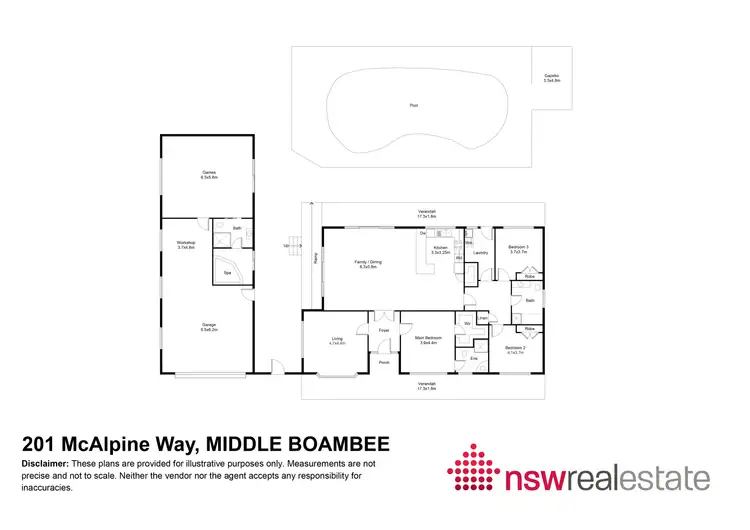 Floorplan of Homely house listing, 201 McAlpine Way, Boambee NSW 2450