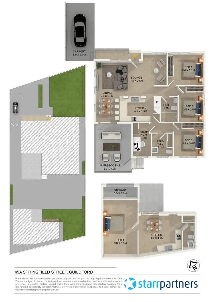 Floorplan of Homely house listing, 45a Springfield Street, Guildford NSW 2161