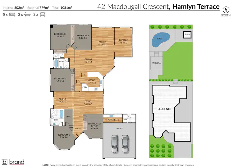 Floorplan of Homely house listing, 42 MacDougall Crescent, Hamlyn Terrace NSW 2259