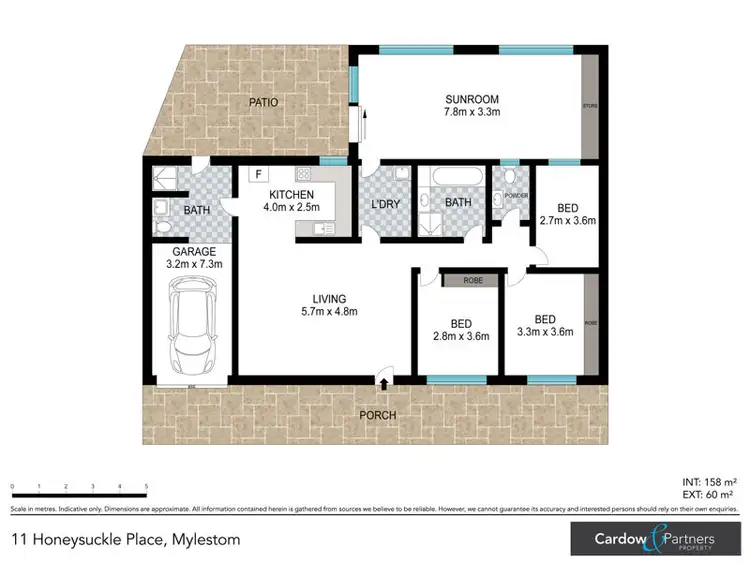 Floorplan of Homely house listing, 11 Honeysuckle Place, Mylestom NSW 2454