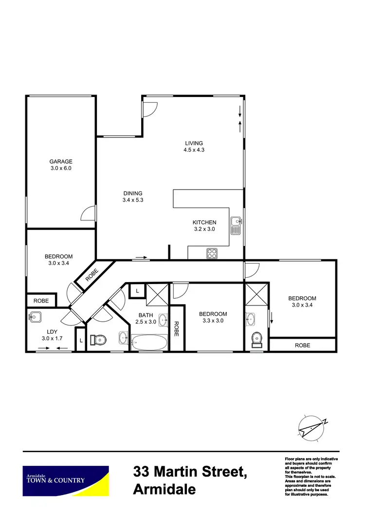 Floorplan of Homely house listing, 33 Martin Street, Armidale NSW 2350