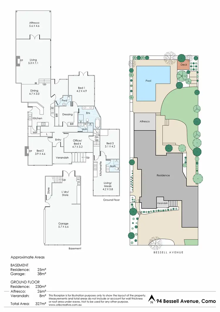 Floorplan of Homely house listing, 94 Bessell Avenue, Como WA 6152