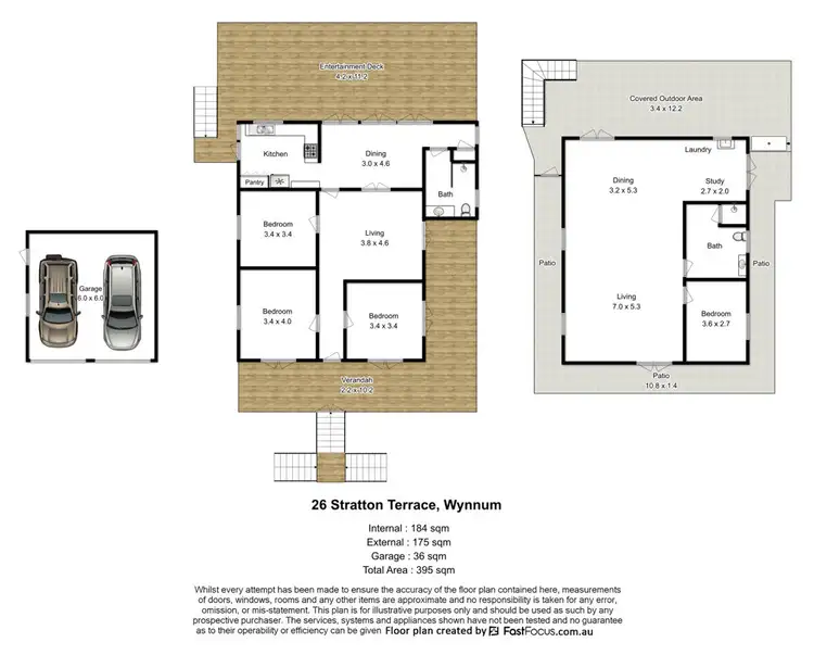 Floorplan of Homely house listing, 26 Stratton Terrace, Wynnum QLD 4178