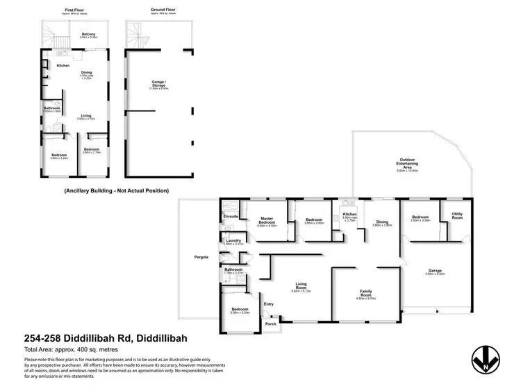 Floorplan of Homely house listing, 254-258 Diddillibah Road, Diddillibah QLD 4559