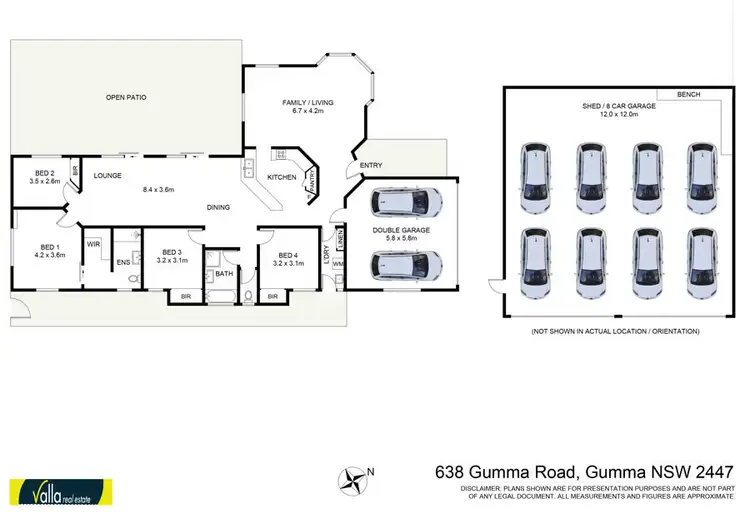 Floorplan of Homely rural property listing, 638 Gumma Road, Gumma NSW 2447