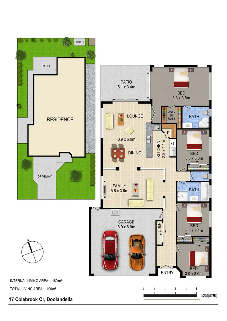 Floorplan of Homely house listing, 17 Colebrook Cr, Doolandella QLD 4077