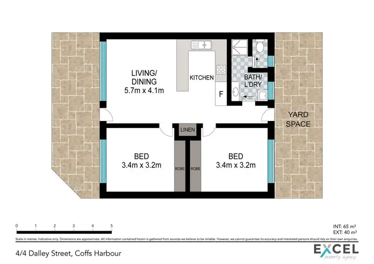 Floorplan of Homely unit listing, 4/4 Dalley Street, Coffs Harbour NSW 2450