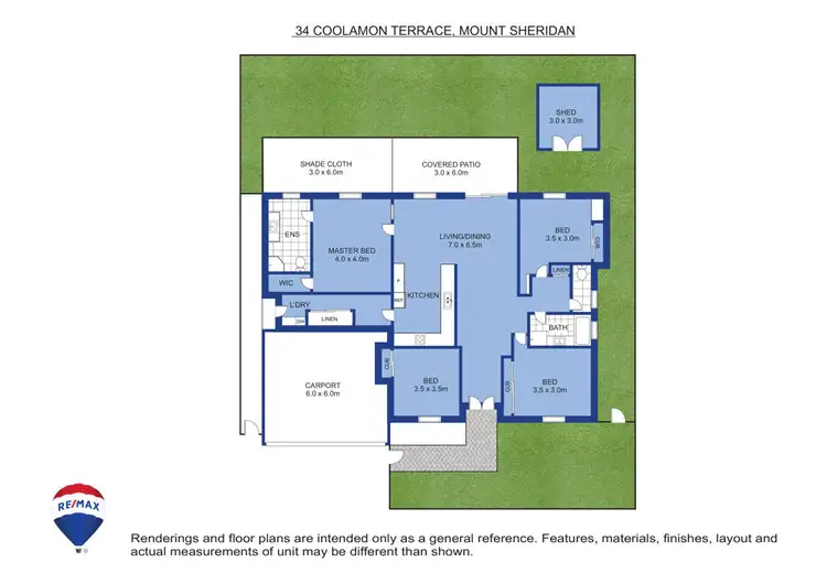 Floorplan of Homely house listing, 34 Coolamon Terrace, Mount Sheridan QLD 4868