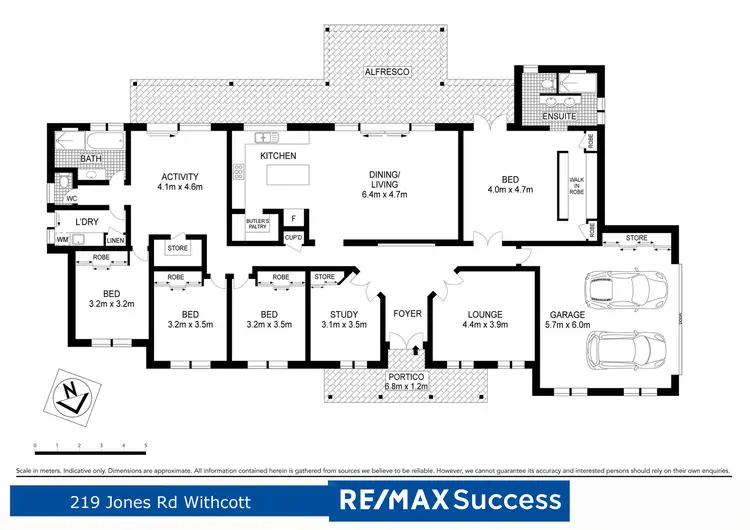 Floorplan of Homely house listing, 219 Jones Road, Withcott QLD 4352