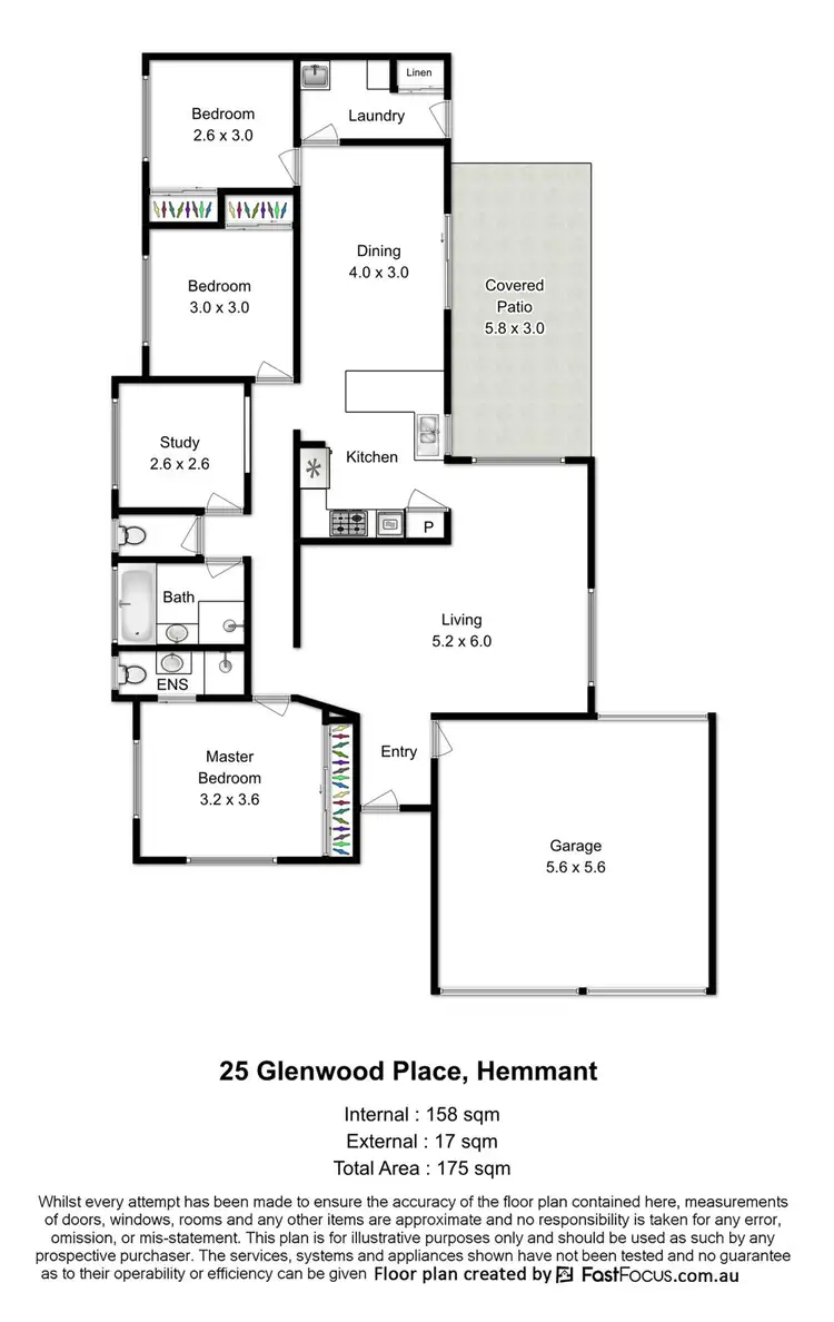 Floorplan of Homely house listing, 25 Glenwood Place, Hemmant QLD 4174