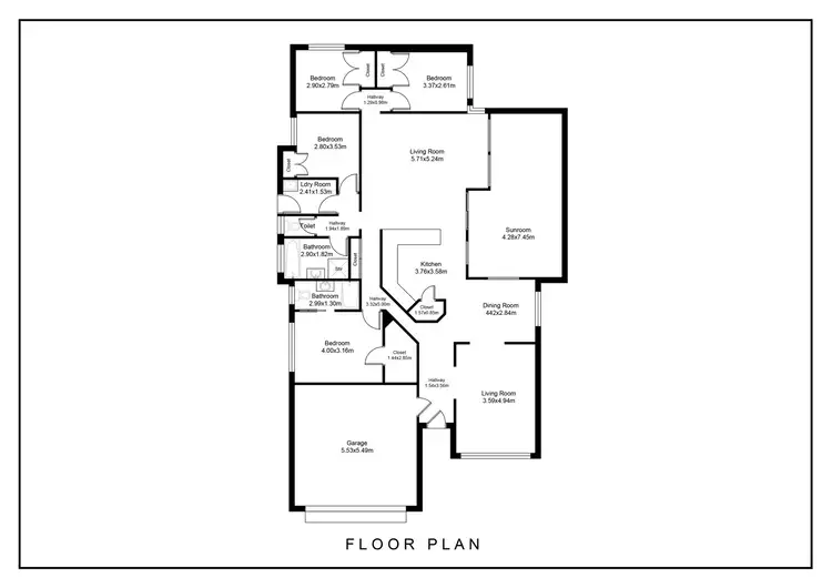 Floorplan of Homely house listing, 83 Blueridge Drive, Blue Haven NSW 2262