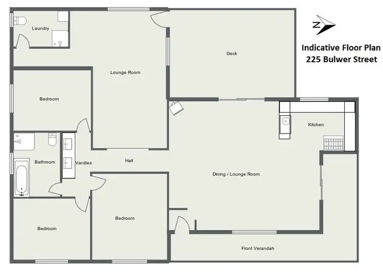 Floorplan of Homely house listing, 225 Bulwer Street, Tenterfield NSW 2372