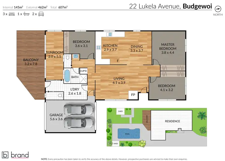 Floorplan of Homely house listing, 22 Lukela Avenue, Budgewoi NSW 2262