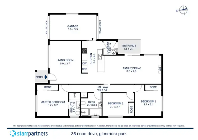 Floorplan of Homely house listing, 35 Coco Drive, Glenmore Park NSW 2745