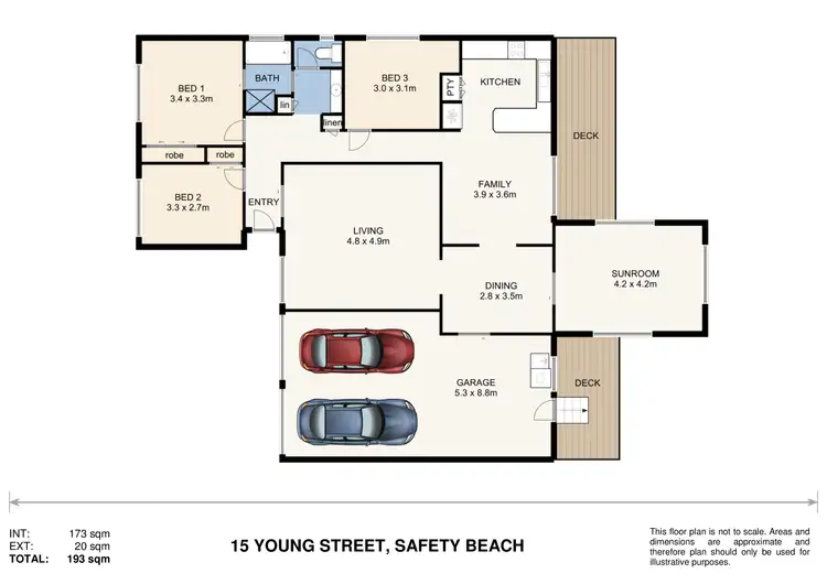 Floorplan of Homely house listing, 15 Young Street, Safety Beach NSW 2456