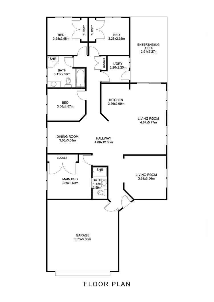 Floorplan of Homely house listing, 53 White Swan Avenue, Blue Haven NSW 2262