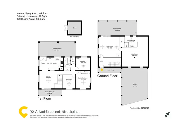 Floorplan of Homely house listing, 32 Valiant Crescent, Strathpine QLD 4500
