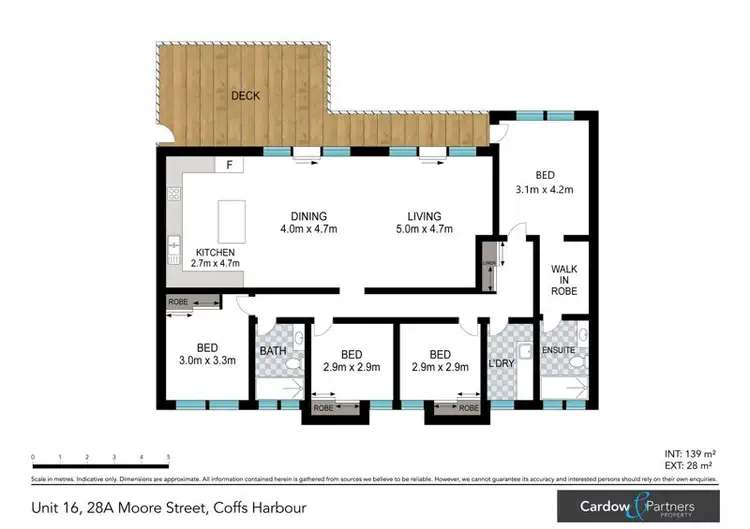 Floorplan of Homely apartment listing, 16/28A Moore Street, Coffs Harbour Jetty NSW 2450