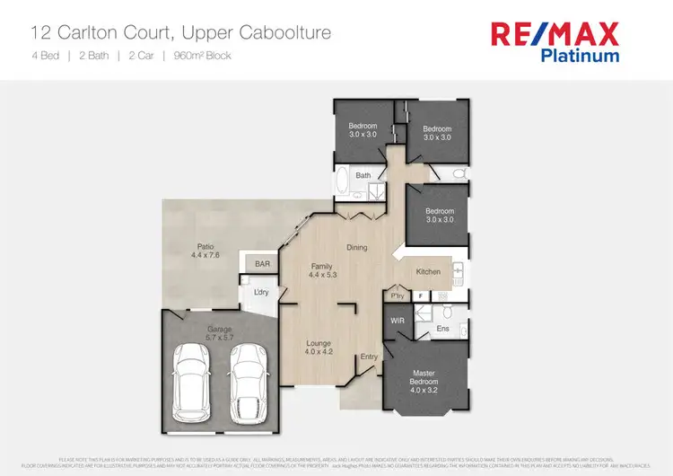 Floorplan of Homely house listing, 12 Carlton Court, Upper Caboolture QLD 4510