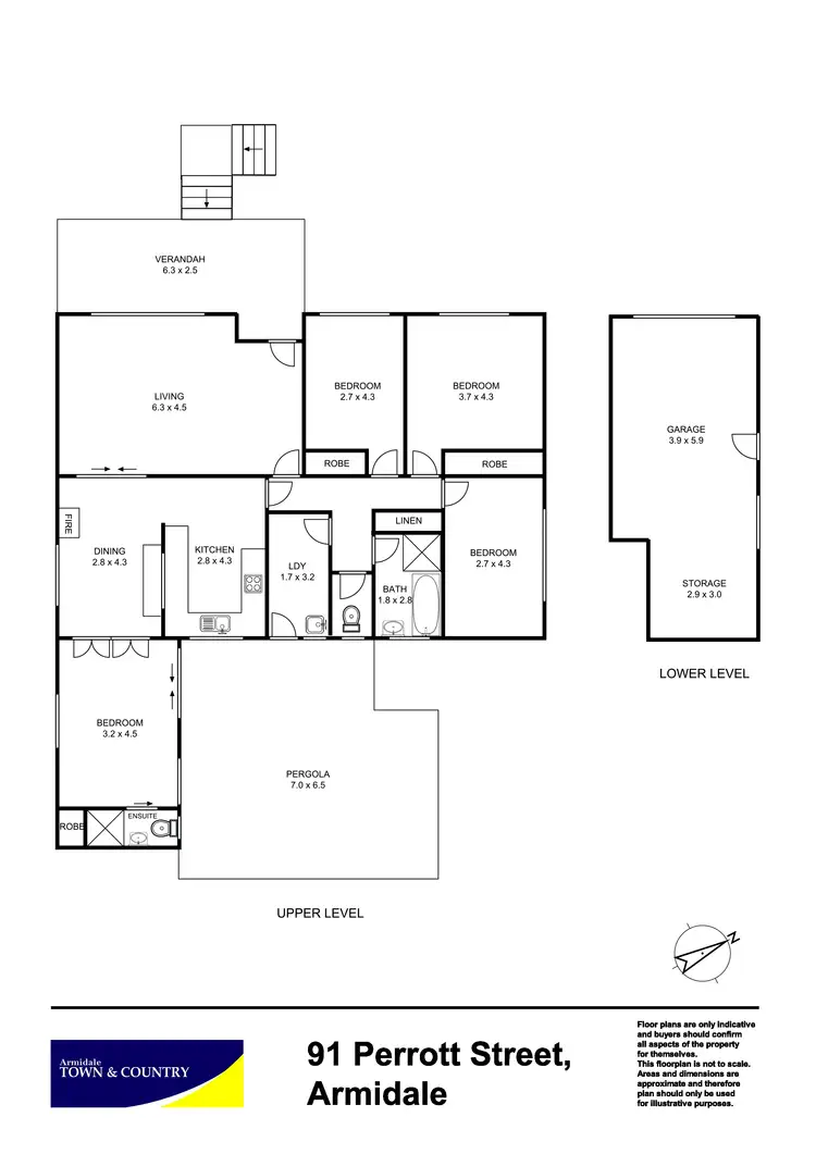 Floorplan of Homely house listing, 91 Perrott Street, Armidale NSW 2350