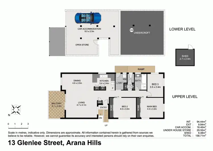 Floorplan of Homely house listing, 13 Glenlee St, Arana Hills QLD 4054