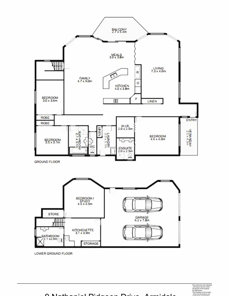 Floorplan of Homely house listing, 9 Nathaniel Pidgeon Drive, Armidale NSW 2350