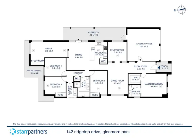 Floorplan of Homely house listing, 142 Ridgetop Drive, Glenmore Park NSW 2745