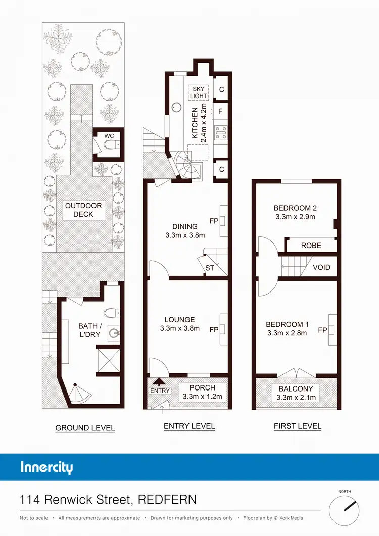 Floorplan of Homely house listing, 114 Renwick St, Redfern NSW 2016