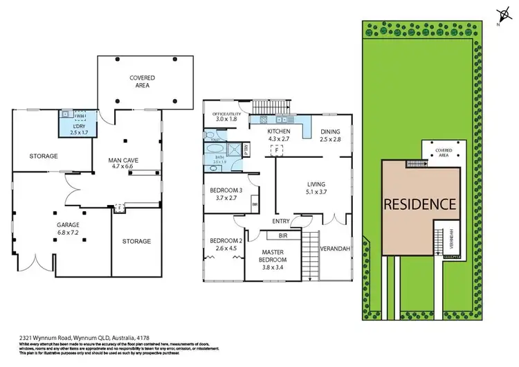 Floorplan of Homely house listing, 2321 Wynnum Road, Wynnum QLD 4178