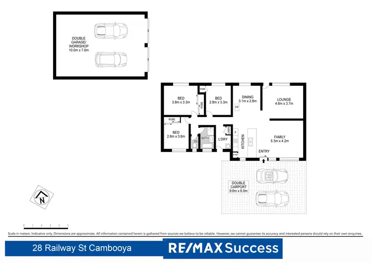 Floorplan of Homely house listing, 28 Railway Street, Cambooya QLD 4358