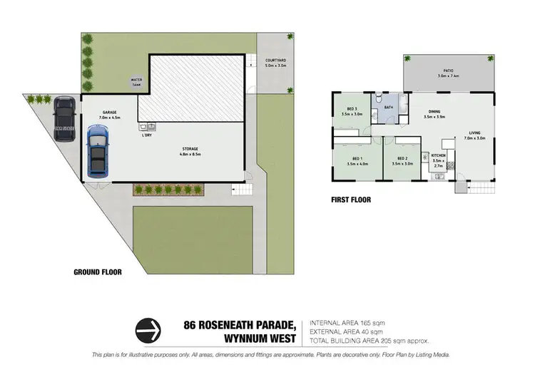 Floorplan of Homely house listing, 86 Roseneath Parade, Wynnum West QLD 4178