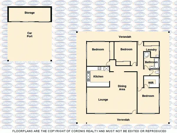 Floorplan of Homely house listing, 3 Handel Place, Burpengary QLD 4505