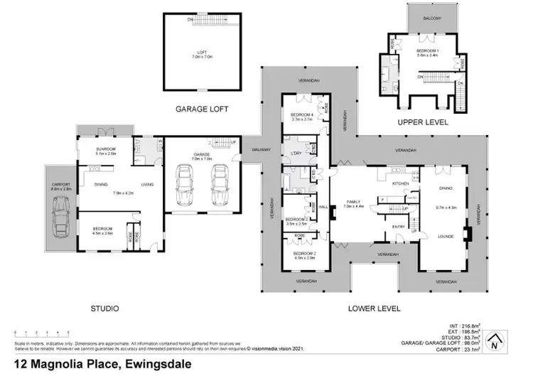 Floorplan of Homely house listing, 12 Magnolia Place, Ewingsdale NSW 2481