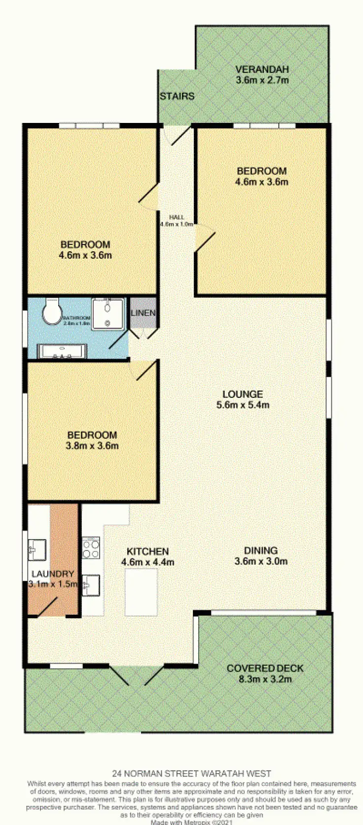 Floorplan of Homely house listing, 24 Norman Street, Waratah NSW 2298