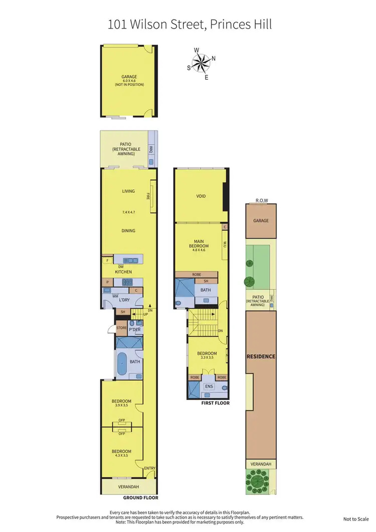 Floorplan of Homely house listing, 101 Wilson Street, Princes Hill VIC 3054