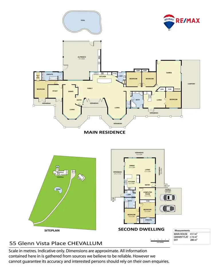 Floorplan of Homely house listing, 55 Glenn Vista Place, Chevallum QLD 4555