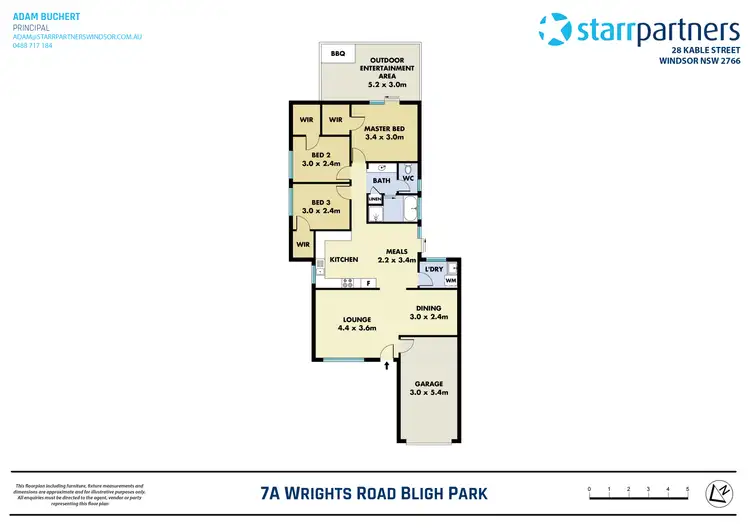 Floorplan of Homely house listing, 7a Wright Place, Bligh Park NSW 2756
