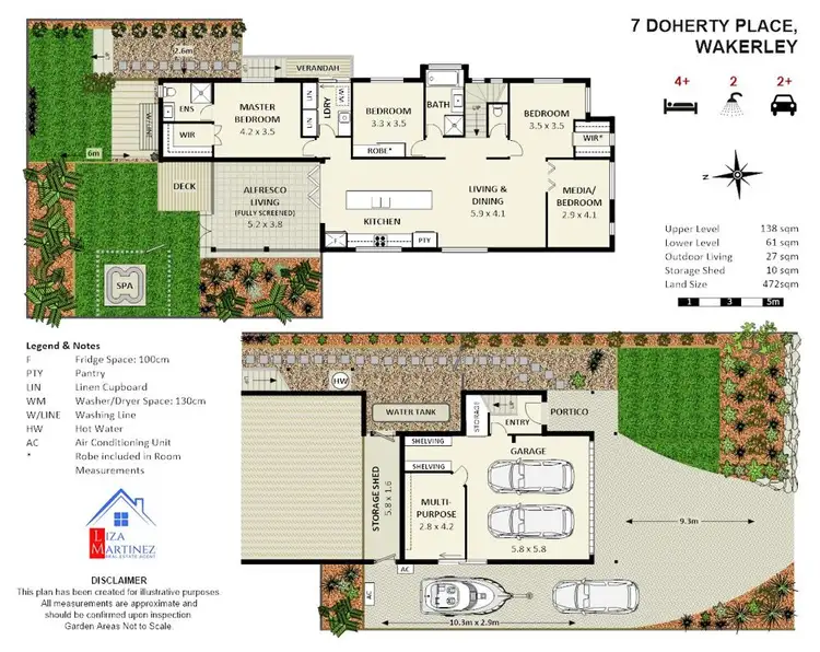 Floorplan of Homely house listing, 7 Doherty Place, Wakerley QLD 4154