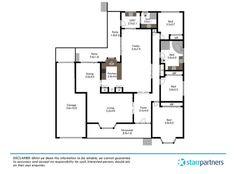 Floorplan of Homely house listing, 86 Narcissus Avenue, Quakers Hill NSW 2763