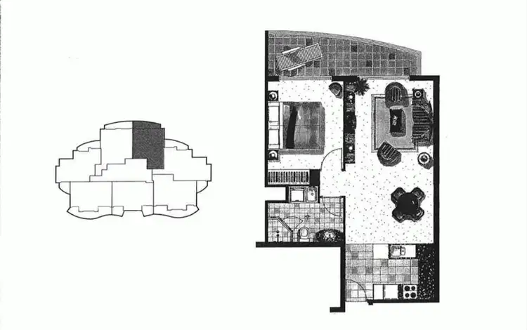 Floorplan of Homely unit listing, 704/2988 Surfers Paradise Boulevard, Surfers Paradise QLD 4217