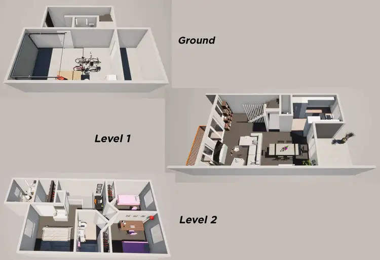 Floorplan of Homely townhouse listing, 16/1180 Creek Road, Carina Heights QLD 4152