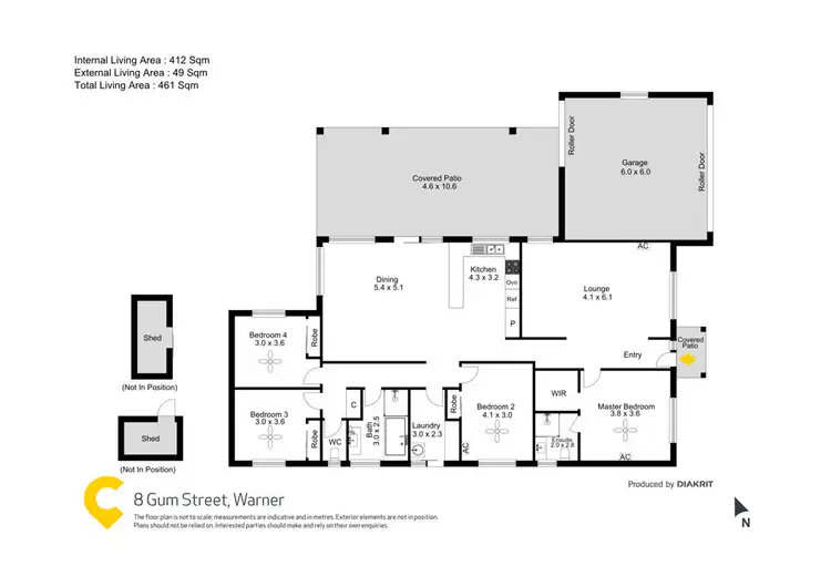 Floorplan of Homely house listing, 8 Gum Street, Warner QLD 4500