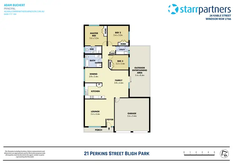 Floorplan of Homely house listing, 21 Perkins Street, Bligh Park NSW 2756