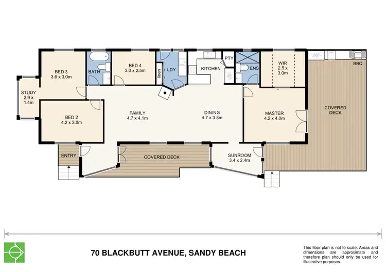 Floorplan of Homely house listing, 71 Blackbutt Avenue, Sandy Beach NSW 2456
