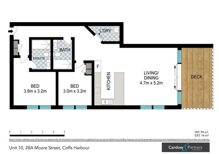 Floorplan of Homely apartment listing, 10/28A Moore Street, Coffs Harbour Jetty NSW 2450