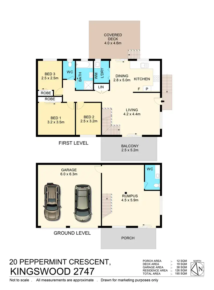 Floorplan of Homely house listing, 20 Peppermint Crescent, Kingswood NSW 2747
