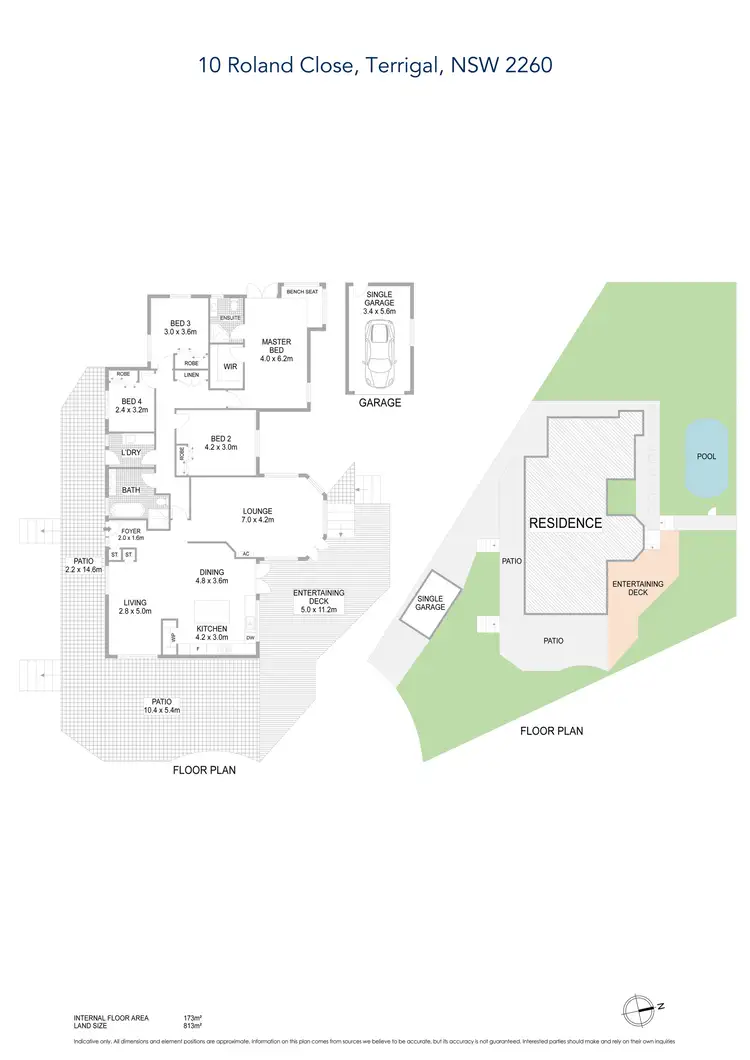 Floorplan of Homely house listing, 10 Roland Close, Terrigal NSW 2260