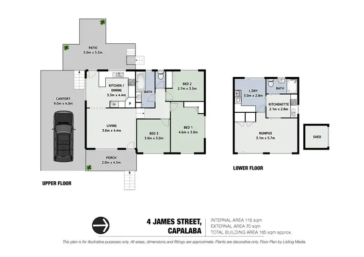 Floorplan of Homely house listing, 4 James Street, Capalaba QLD 4157
