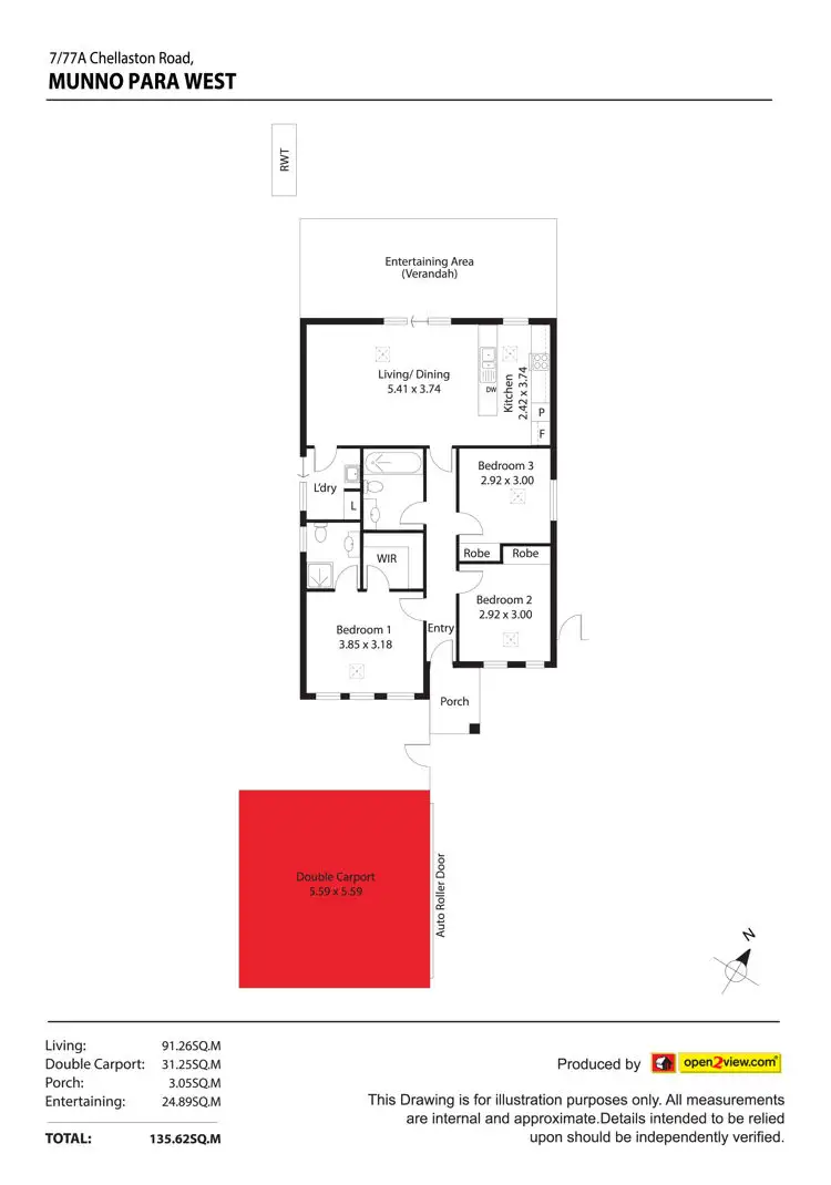 Floorplan of Homely house listing, 7/77A Chellaston Road, Munno Para West SA 5115