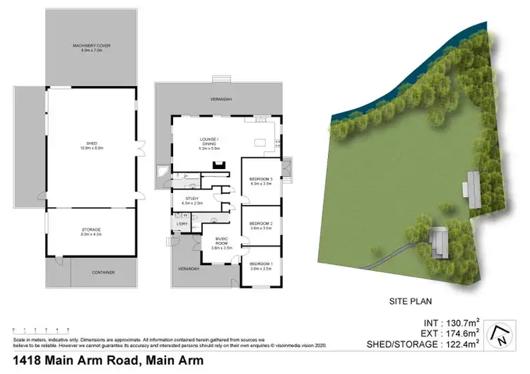 Floorplan of Homely house listing, 1418 Main Arm Rd, Upper Main Arm NSW 2482